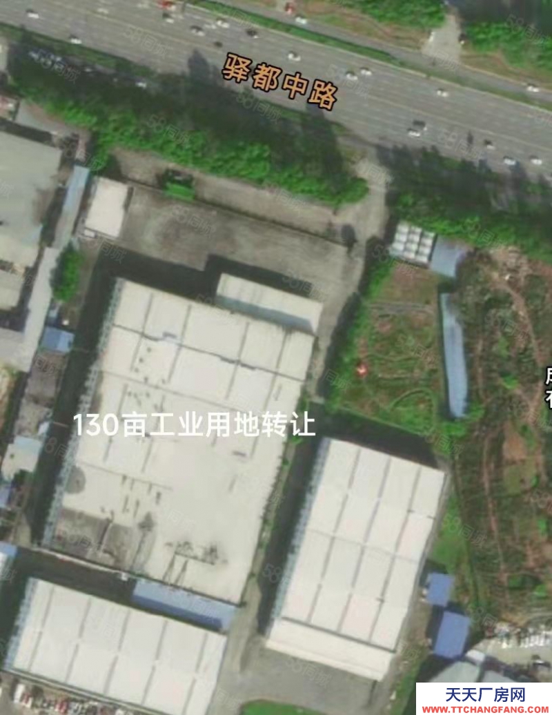 成都龙泉经开区台企40000平米厂房，占地110亩出让