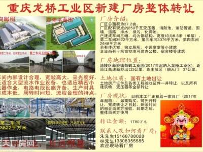 重庆龙桥工业园区新建厂房整体转让