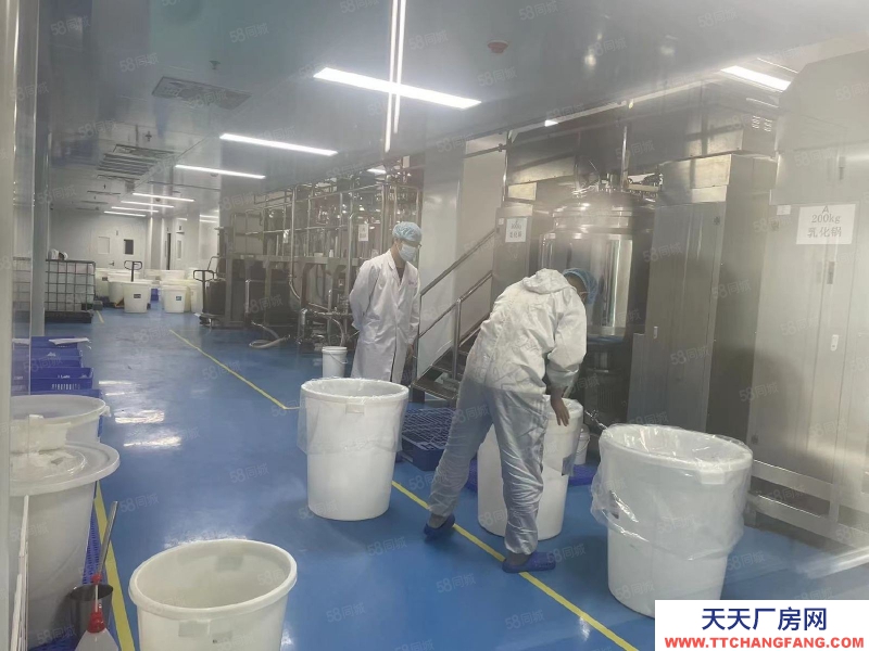 (出租) 广州白云江高 1600平现成化妆品厂出租 有现成证件 环保设备