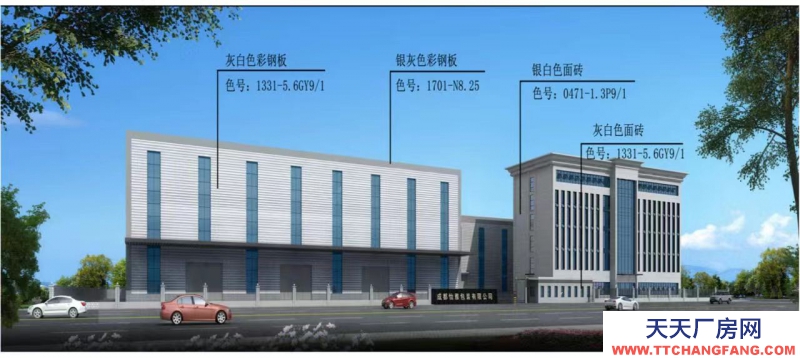 邛崃食品产业园2500平钢结构厂房出租
