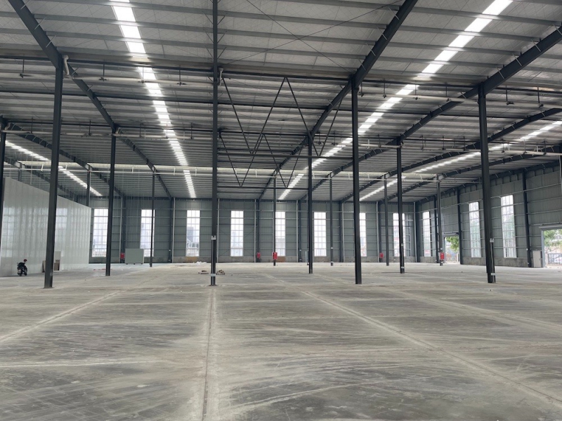 产业园全新标准钢结构厂房1120平出租
