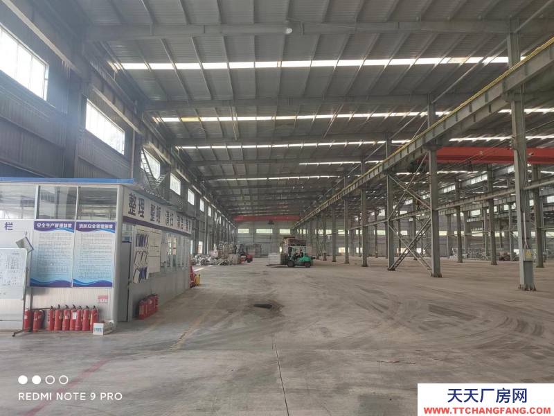 (出租) 标准重工业厂房，层高12米，带25吨行车，开间大