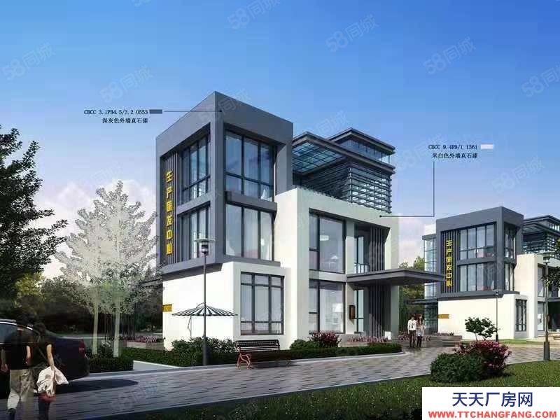 石家庄桥西南绕城高速口产业园区，强力推荐独栋厂房 首层7.2米高，