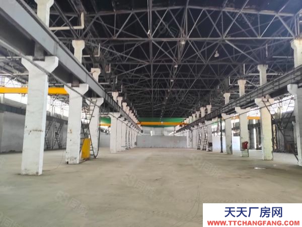 南京市栖霞新港12000平独门独院。全单层钢架结构有航车