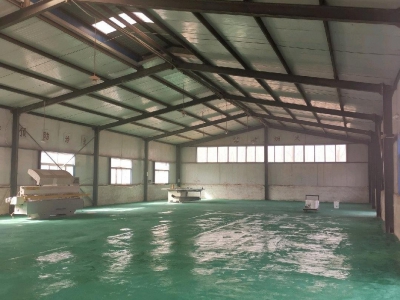 济南长清自建厂房，仓库出租：交通方便，室内面积540,钢结构厂房图1