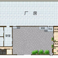 济南平阴周边食品园区 2100平独院单一层厂房出售 带燃气冷库