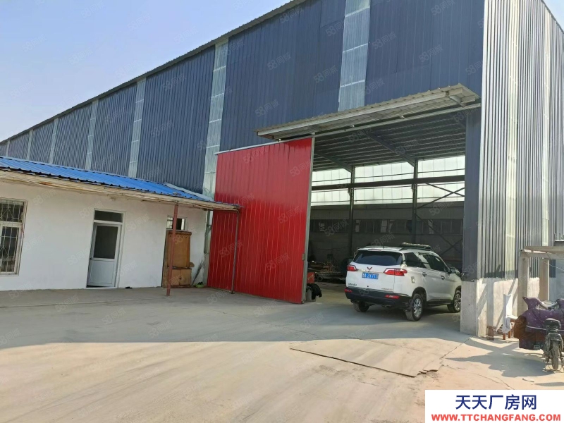 济南章丘明水龙泉路旁好位置厂房（带航车，大院）