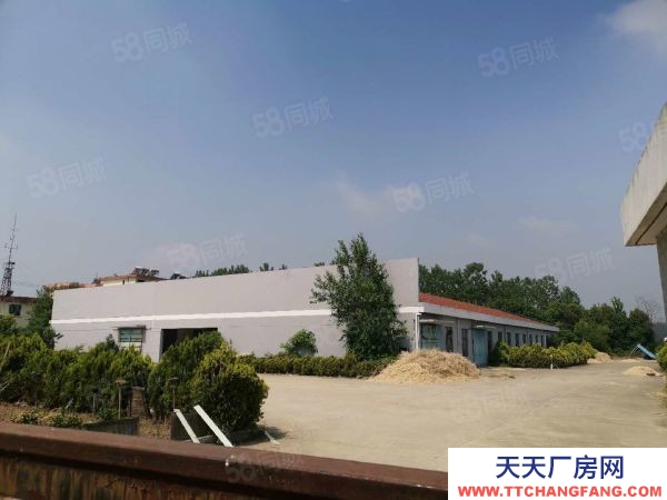 南京市六合化工园占地23.5亩单层厂房4000多平米两证齐全