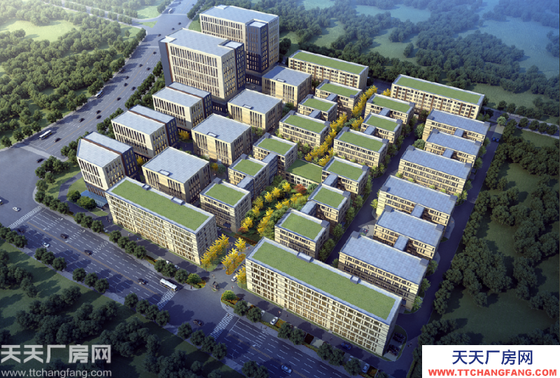 长沙市雨花区高新区联东精品四层独栋厂房 一栋一企业 高端大气