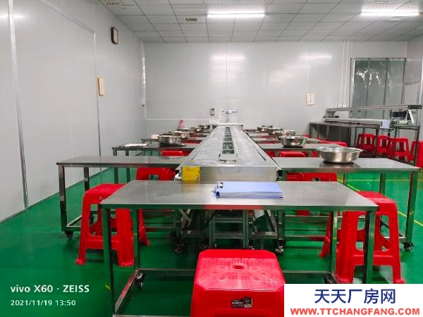 (出售) 南昌县小蓝金沙大道旁半年崭新的食品厂房转让，租金7元/平