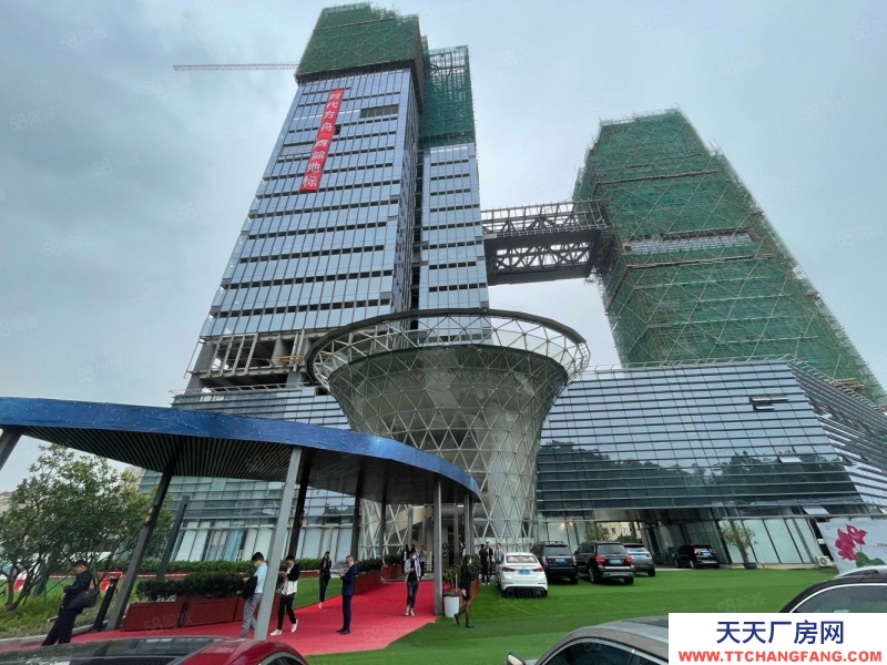 (出售)深圳宝安 首付100万宝安地铁口标建筑48至1400平厂房出售可办公