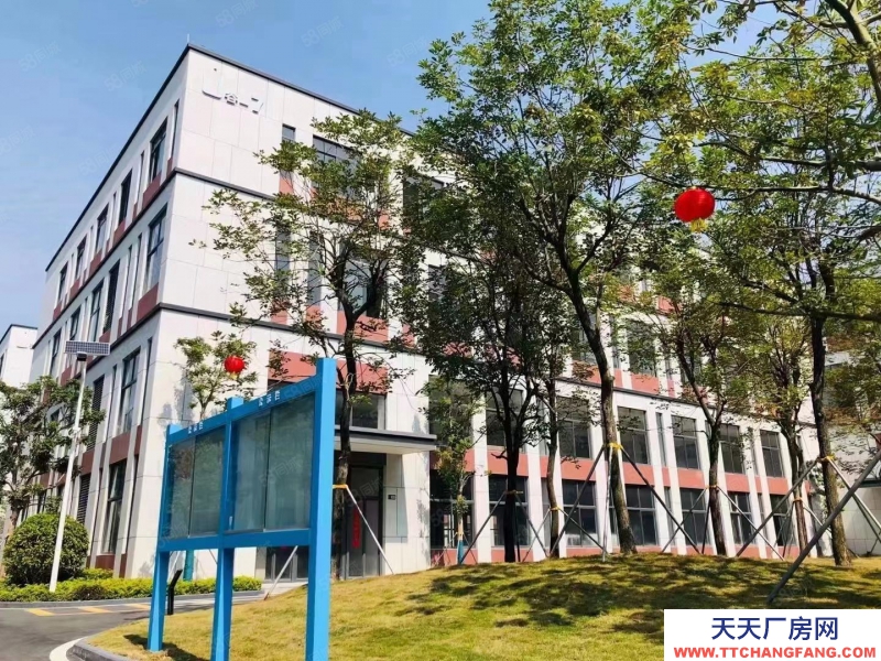 (出售) 深圳龙岗厂房!一二层50年红本国有，7米高可进大货车，花园式园区