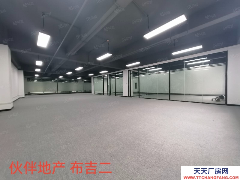 (出租) 深圳龙岗坂田雪像园区140平一1000平全新装修厂房仓库大小分租