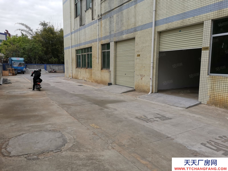 (出租) 深圳龙岗空地大！坂田上雪科技园仓库出租一楼楼上255平369平505