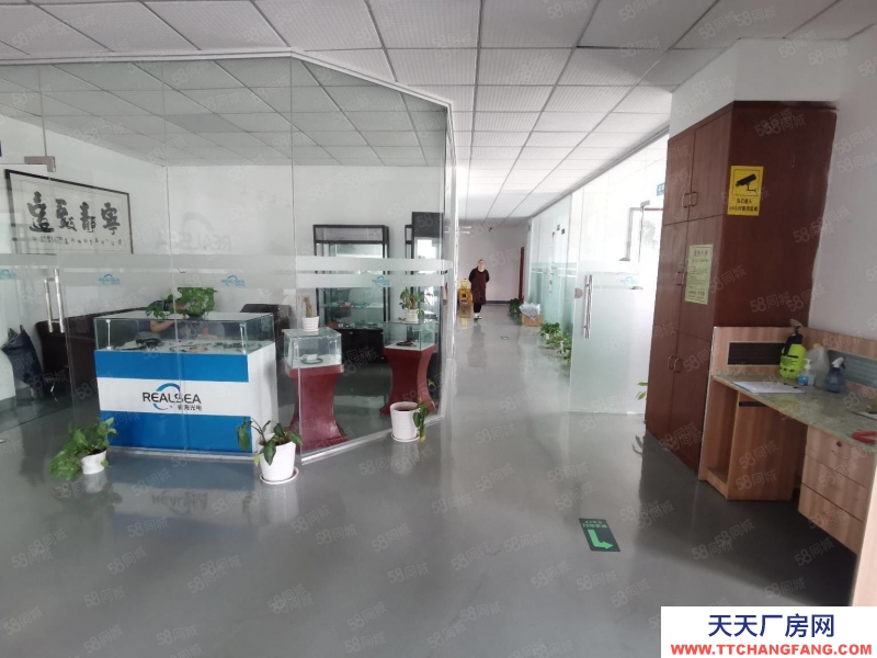 (出租) 东莞周屋空出二楼800平精装修厂房仓库低价出租水电齐全空地大