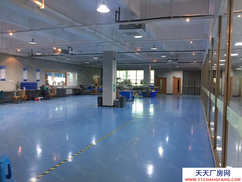 (出租) 东莞长安刚空出1100平方厂房出租，楼上现成精装修水电齐全，通风采光