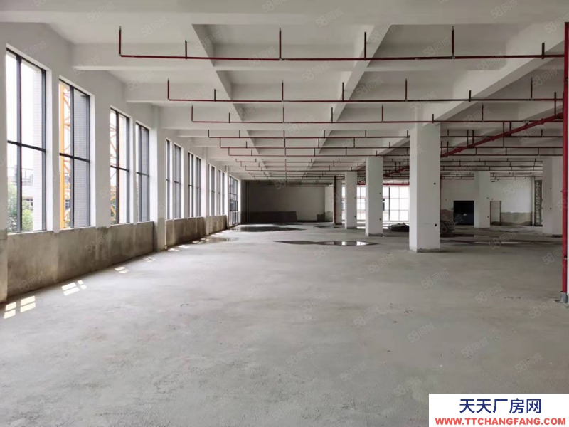(出租) 东莞雁田厂房出租办环评，1300平二楼全新厂房分租带全新地坪漆