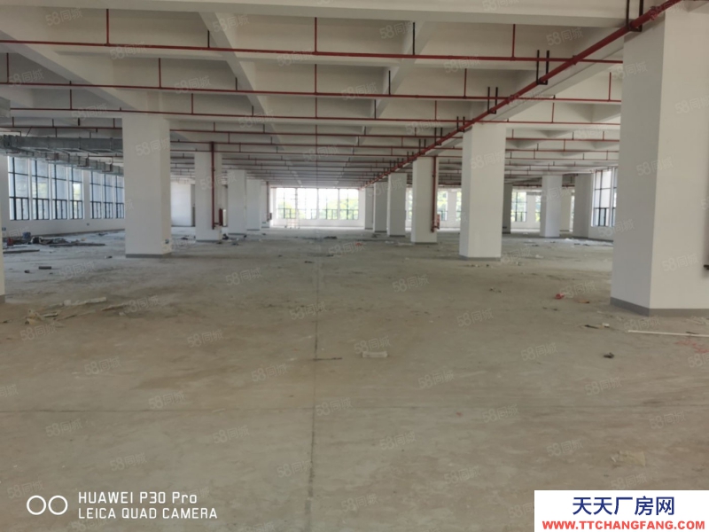 (出租) 东莞雁田厂房出租办环评，1300平二楼全新厂房分租带全新地坪漆