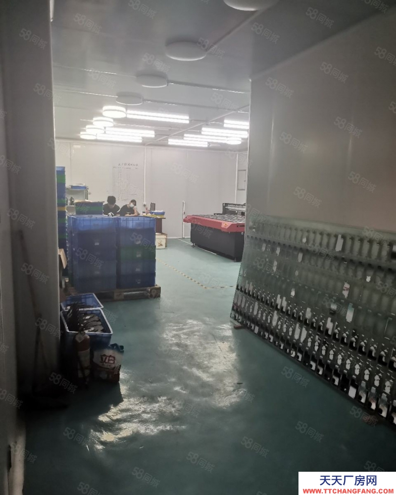 (出租) 东莞常平带现成喷油丝印设备与环评厂房，1000平方，可分租一半