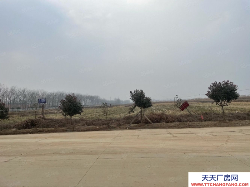 (出售) 蚌埠淮上沫河口工业园 285亩土地 50000平方厂房 主路边上