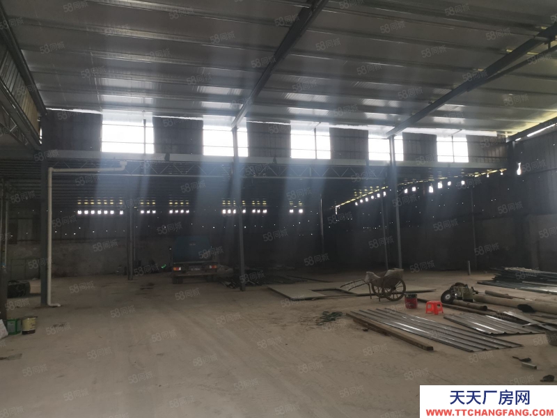 宁波海曙(出租) 集士港全一楼1800平厂房出租！门口雨棚免费可进9米6车