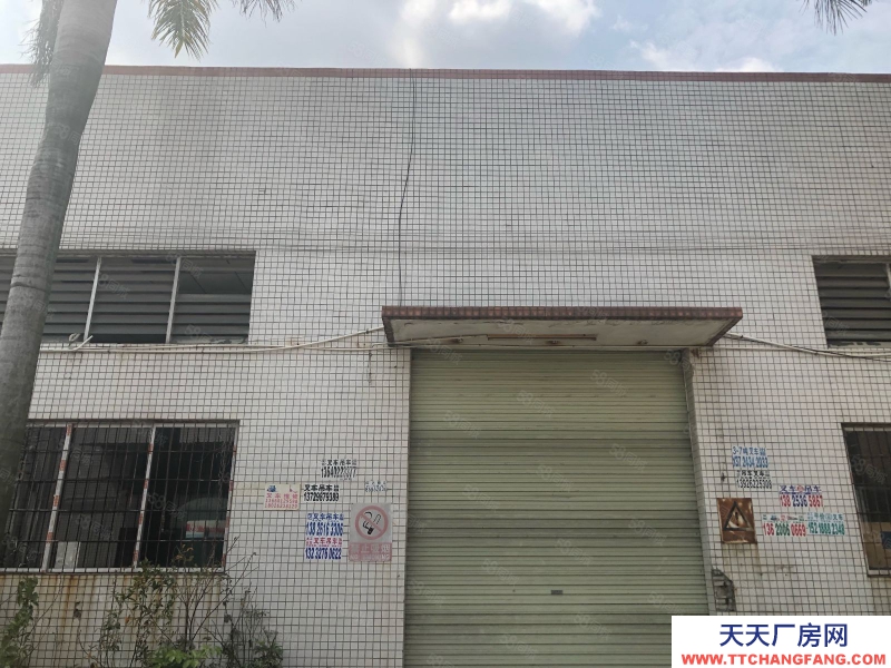 (出租) 广州花都新华工业区1800方花园式砖墙到顶隔热厂房注塑吹瓶汽配