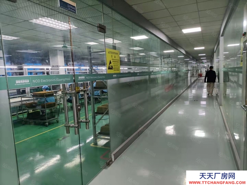 (出租) 广州增城沙村地铁后面标准厂房4楼出租可分租可办环评证件齐全