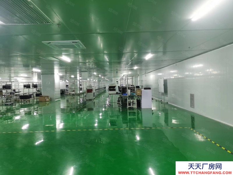 (出租) 东莞凤岗楼上无尘车间6000平方带办公室装修厂房仓库出租