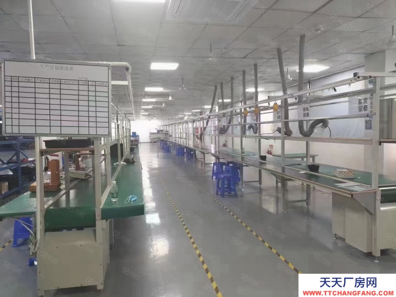(出租) 深圳宝安石岩原房东大型工业园区精装修2000平厂房出租可分租整租仓库