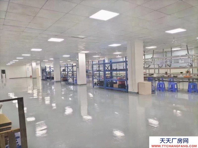 (出租) 深圳宝安石岩原房东大型工业园区精装修2000平厂房出租可分租整租仓库