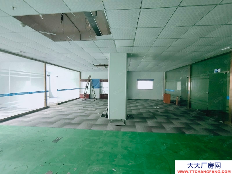 (出租) 深圳龙岗精装修！5百平起分租平湖工业园楼上2千平厂房仓库出租车位充足