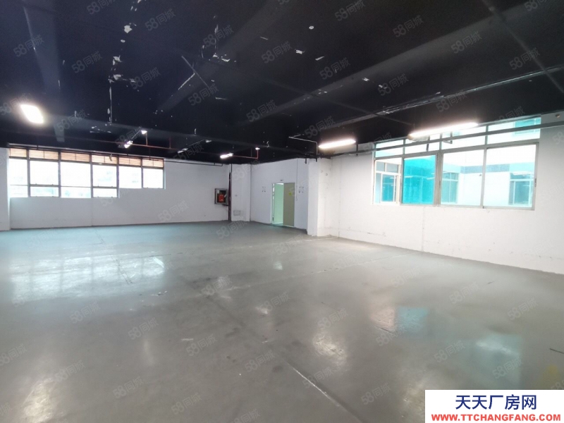 (出租) 深圳南山西丽阳光工业区，白芒地铁口楼上750平厂房招租带装修