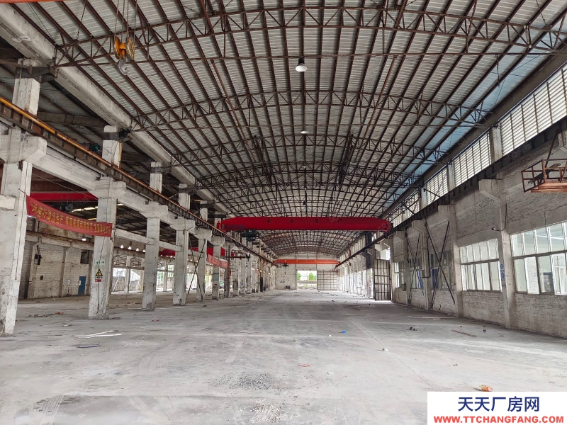 (出租) 佛山高明16吨航车，荷城三洲工业区独院单一层重工业厂房低价出租