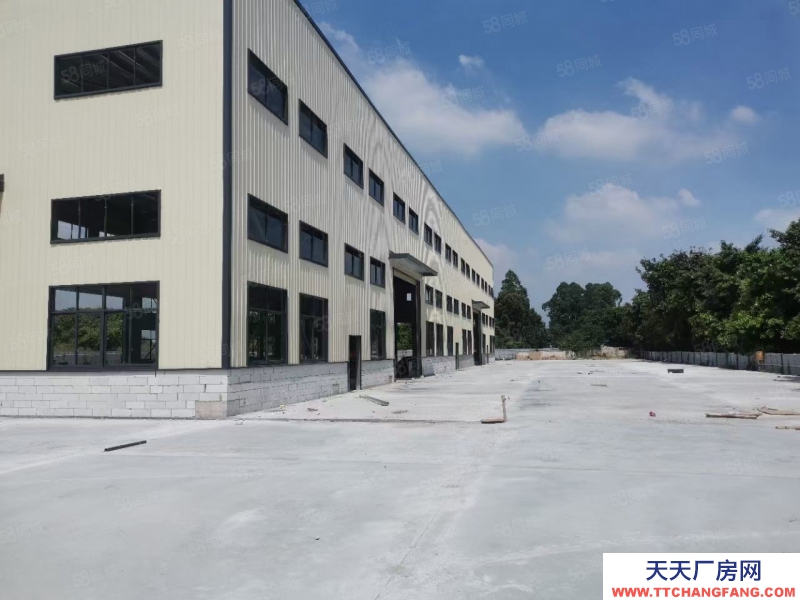 (出租) 佛山禅城张槎工业区单层钢构厂房仓库出租1000平起分空地大有红本