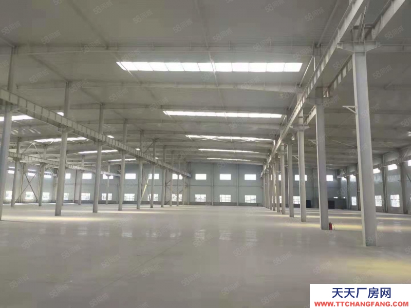 (出租) 天津津南厂房挑高13米配有天车，办公食宿配套齐全，适合金属钢构等行业