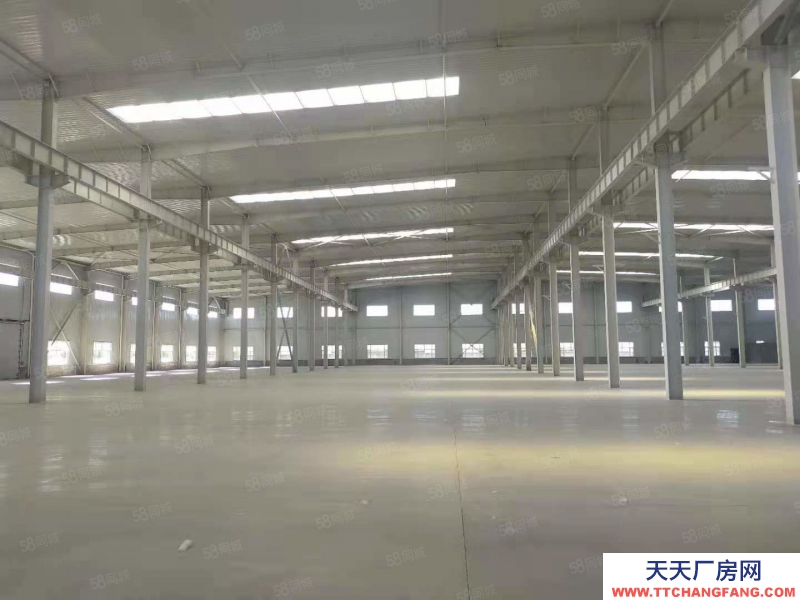 (出租) 天津津南厂房挑高13米配有天车，办公食宿配套齐全，适合金属钢构等行业
