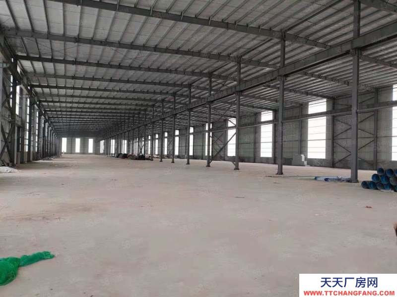 (出租) 天津津南厂房挑高13米配有天车，办公食宿配套齐全，适合金属钢构等行业