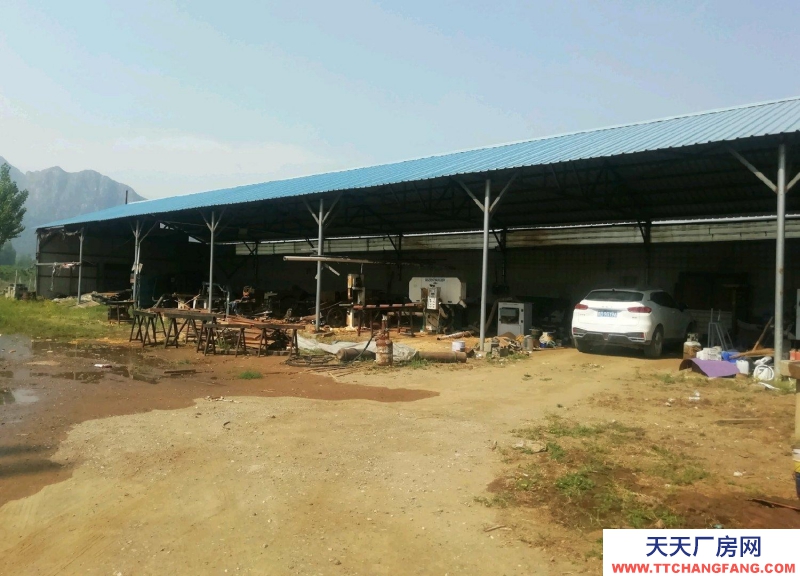 唐山 遵化 原木线加工厂房400㎡，总占地4亩