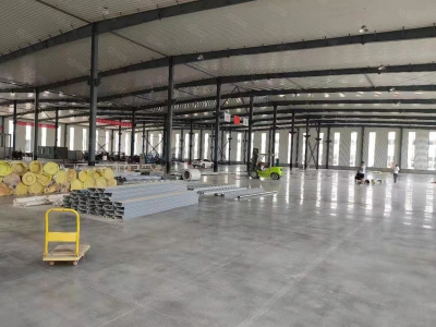 唐山 玉田 金刚砂地面 配5吨天车 独门独院 可喷漆焊接注塑印刷图1