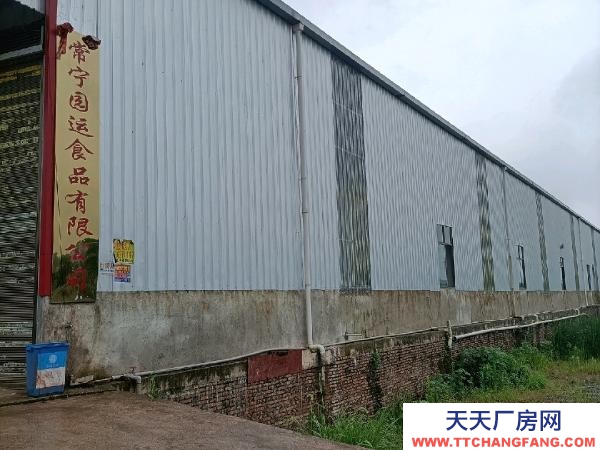 衡阳市常宁市 214线旁钢架厂房（23m×78m），四周有窗户