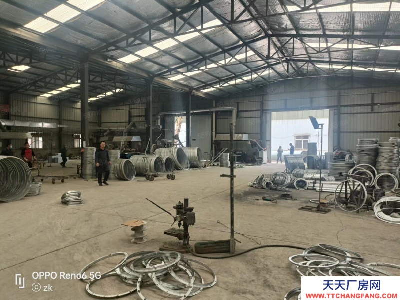 廊坊 固安  机加工厂房1300平，手续齐全，配有天车
