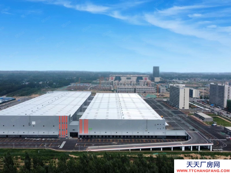 廊坊 固安  机场旁高标仓双边高台库丙一丙二消防900000平米可分租改造