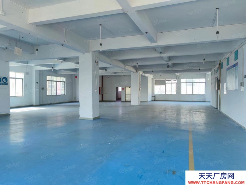 (出租) 中山市石岐区新出标准厂房三楼530平米出租带现成地坪漆装修