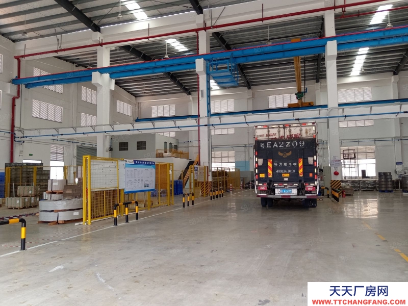 (出租) 中山东区张家边12米高单一层，现成行吊，红本重工业厂房，配套齐全