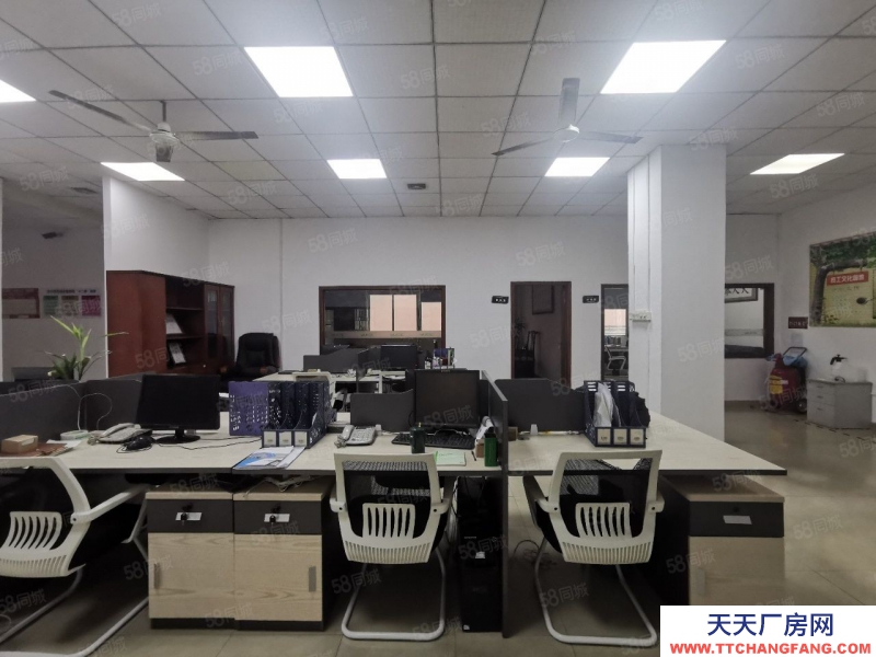 (出租) 中山沙溪新出楼上精装修厂房1300平带地坪漆办公室无行业限制