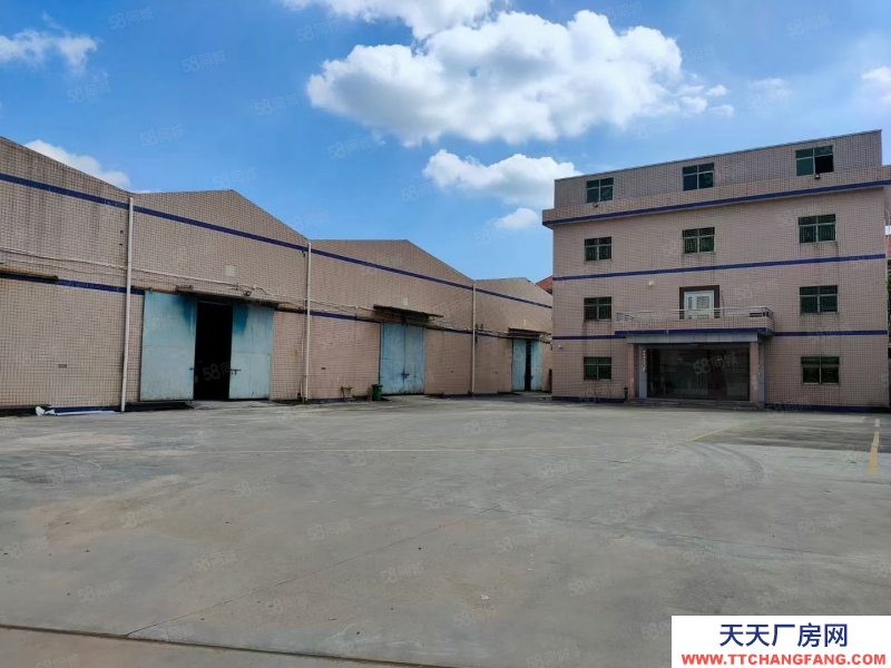 (出租) 中山港口镇高速路口附近新出单一层独院厂房6350平米招租可分