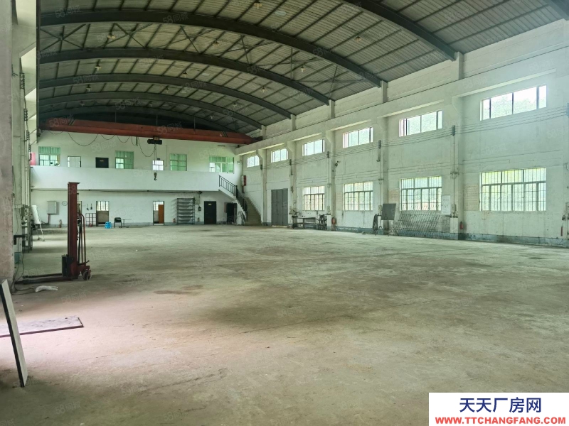 (出租) 中山南头独院单层厂房1000平米，带行车，12米高，院子大，好进大车
