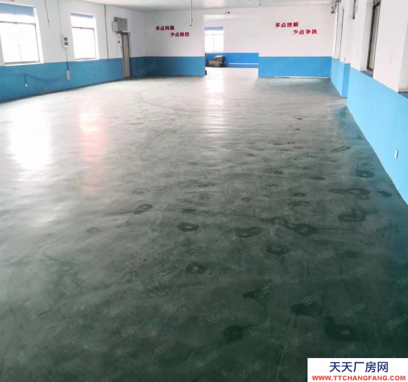 宁波鄞州(出租) 姜山镇政府旁边二楼精装车间 环氧地坪 便宜出租
