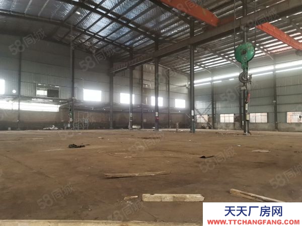 湘潭市雨湖区 北二环2400平钢构厂房出租！行车起吊高度9米！可进挂车