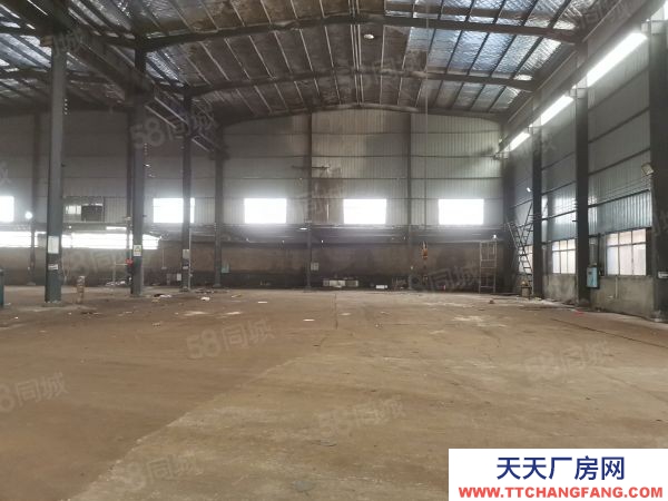 湘潭市雨湖区 北二环2400平钢构厂房出租！行车起吊高度9米！可进挂车
